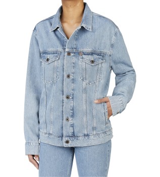 Cazadora denim Boyfriend azul