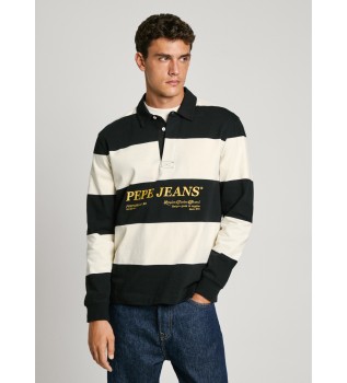 Polo Brandon noir, blanc