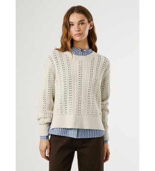 Candide Pullover off-white