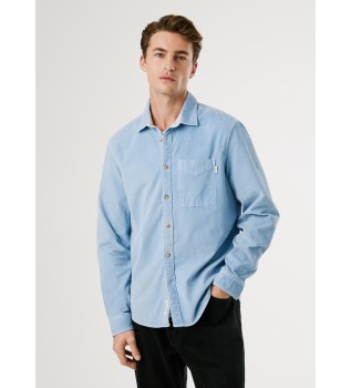 Clayton blauw shirt