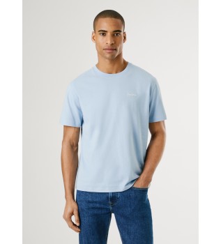 T-shirt Connor contrast bleu