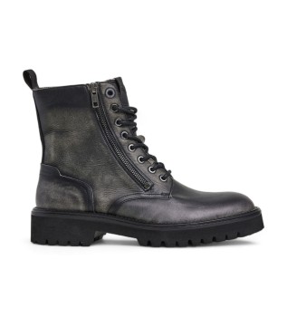 Durham Lederstiefel schwarz