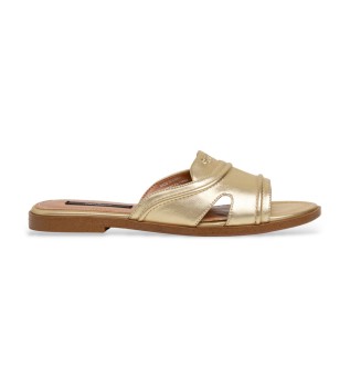 Dyana Bay gold sandals