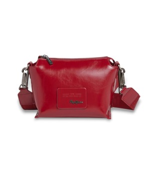 Borsa a tracolla Edith Glossy rossa