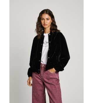 Giubbotto bomber nero Fallon