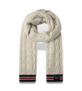 Foulard Fides blanc cass