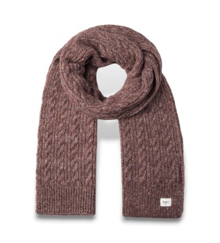 Foulard Fiona marron