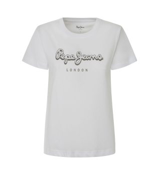 T-shirt Gaia blanc