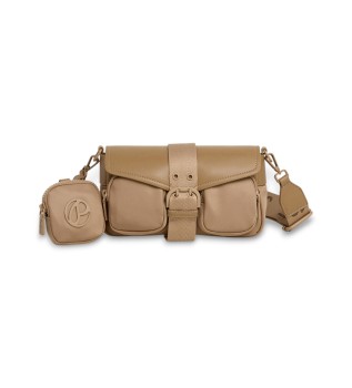 Sac à bandoulière beige Gale