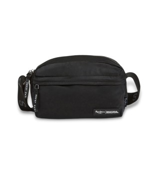 Borsa a tracolla nera Gideon