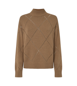 Brązowy sweter Idris Perkins