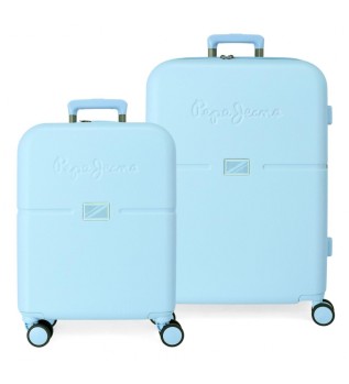 Jeu d'tuis d'appoint bleu 55-70cm