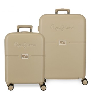 Accent hard case set 55-70cm brown greenish brown