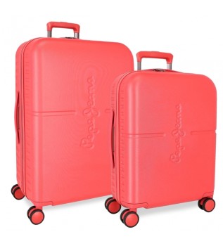 Ensemble de mallettes 55-70cm corail