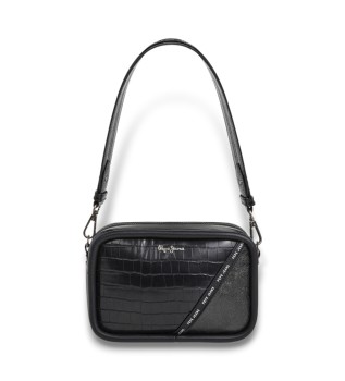 Bolso Keyra Croco negro