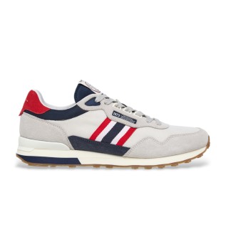Sneakers in pelle Kingston Heritage bianche, grigie