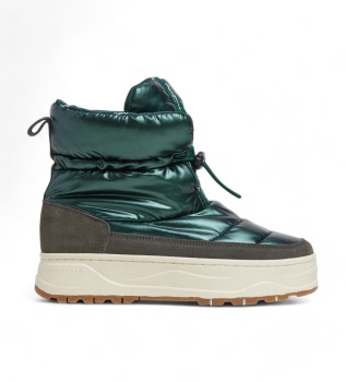 Kore Metallic green ankle boots