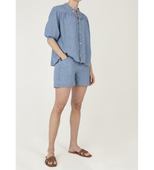 Blouse Livia Gestreept blauw