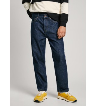 Jeans en fit loose azul