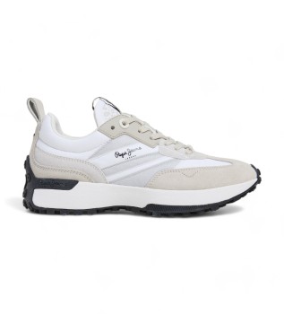 Lucky Top white leather trainers