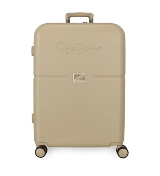 Accent medium hard suitcase 70cm brown greenish brown