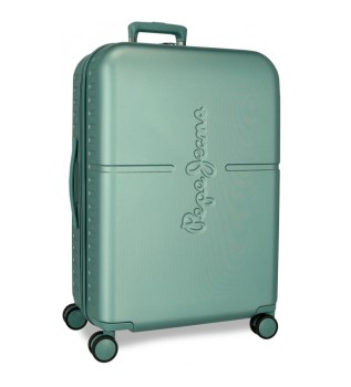 Highlight medium hard suitcase 70cm green