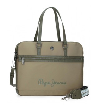 Cartella porta computer Corin verde