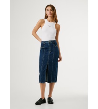 Archive Midi Skirt blue