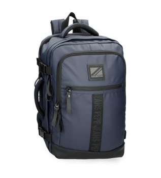 Pepe Jeans Hoxton navy anpassungsfhig Reise-Rucksack Computer und Tablet-Halterung