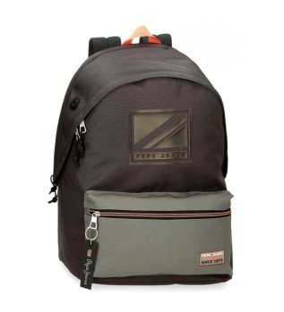 Pepe Jeans Cody adapterbar computer rygsk to rum sort