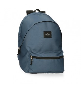 Plecak komputerowy dwie komory Aris Kolorowy niebieski