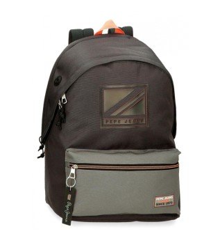 Pepe Jeans Cody computer rygsk med to rum sort