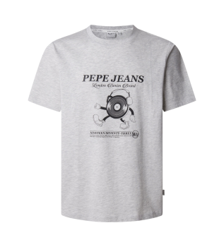T-shirt Perkins cinzenta