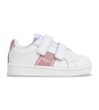 Sneakers Player Top in pelle bianca