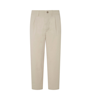 Chino Relaxed Trousers White Ecru