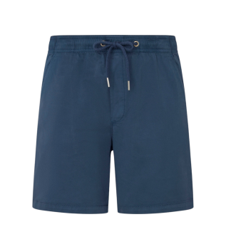 Bermudas relaxadas azul-marinho