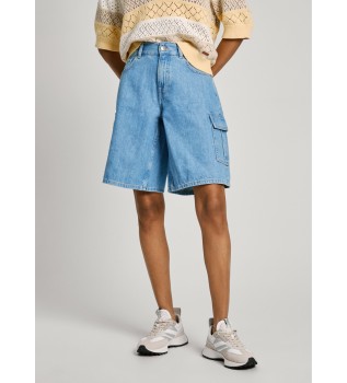 Short Relaxed Worker blau
