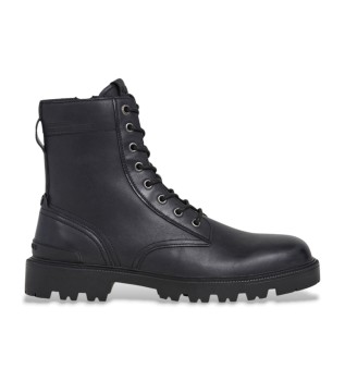 Botas de Piel Ryan Top negro