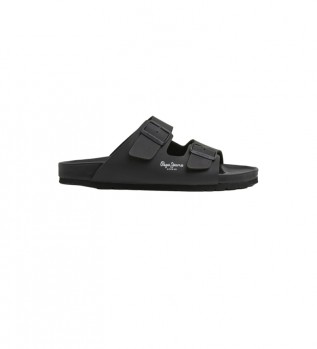 Anatomische Sandalen Roya Double schwarz