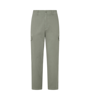 Pantalon cargo saisonnier vert