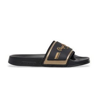 Met flip-flops schwarz