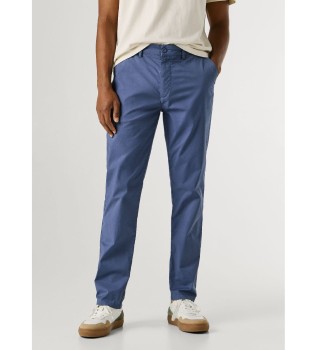Cal�as Slim Chino Poplin azul