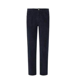 Corduroy Corduroy 5-pocket corduroy broek marine