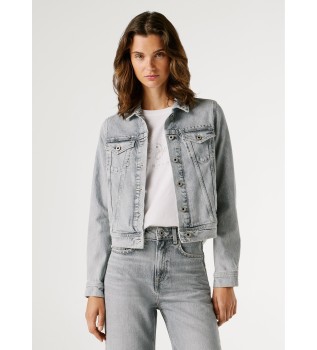 Casaco Slim azul-cinzento