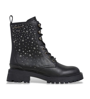 Stacy Studs Lederstiefeletten schwarz 