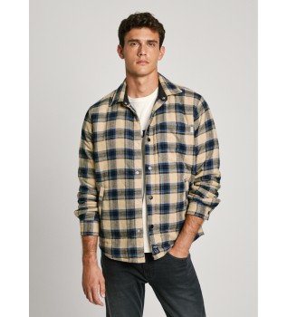 Steeve majica s kratkimi rokavi, mornarsko modra, rumena