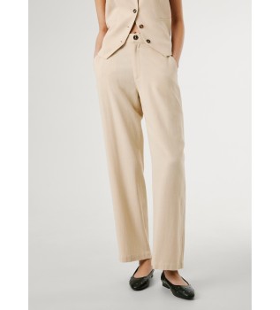 Pantalon beige Stella