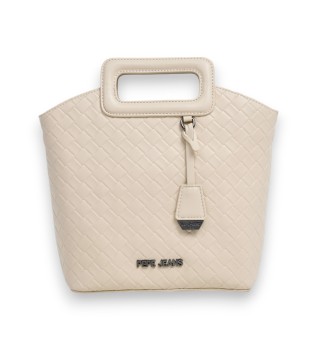 Bolso Teagan blanco crema