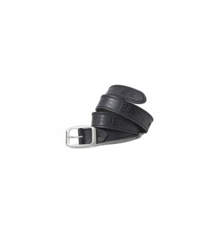 Ceinture en cuir Tom noir