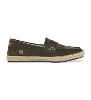 Tourist Coast grne Leder-Slipper